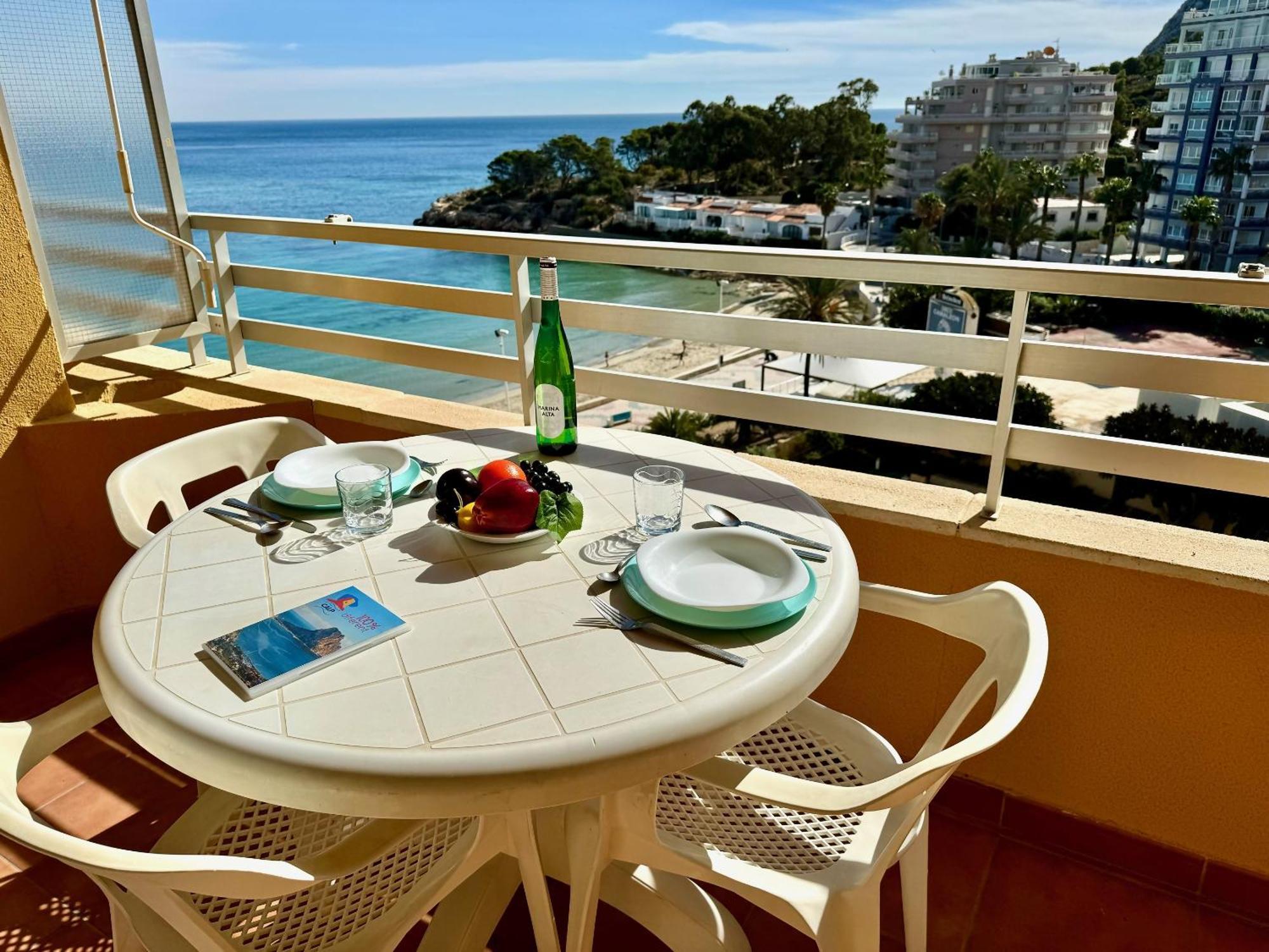 27C Vora 1 Dormitorio Con Vistas Al Mar Y Wifi Calpe Buitenkant foto
