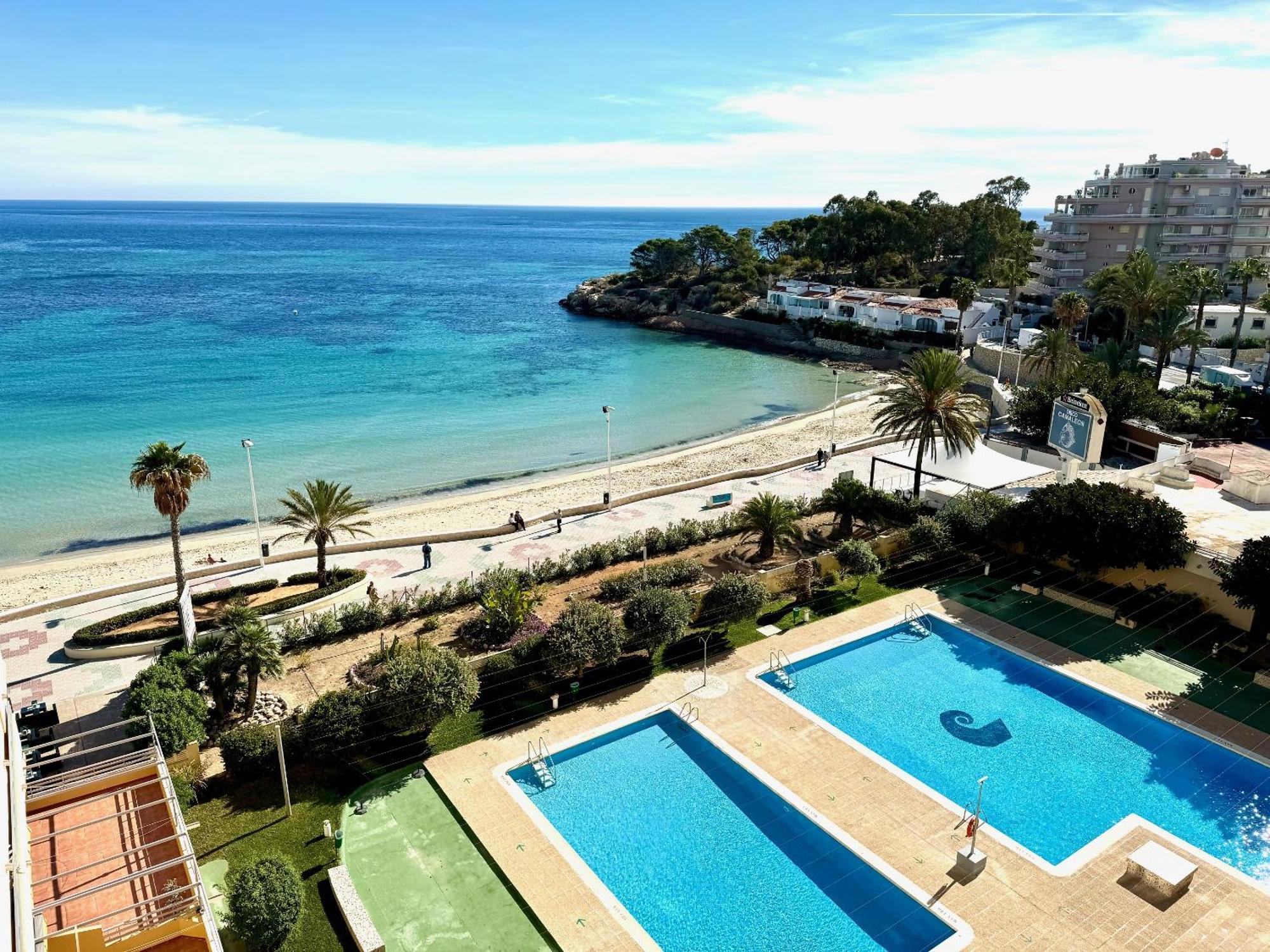 27C Vora 1 Dormitorio Con Vistas Al Mar Y Wifi Calpe Buitenkant foto