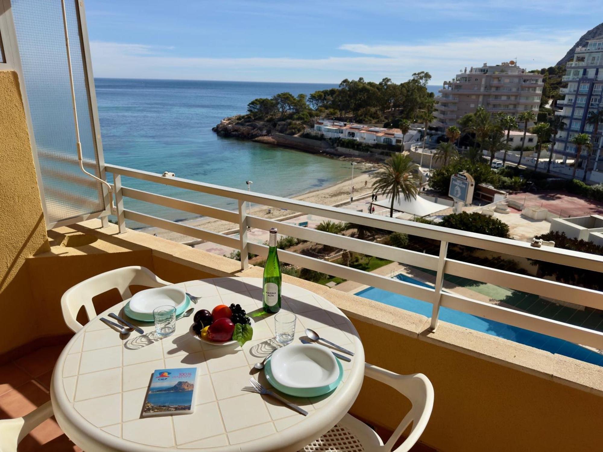 27C Vora 1 Dormitorio Con Vistas Al Mar Y Wifi Calpe Buitenkant foto